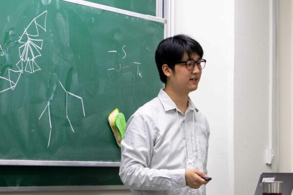Seonghyuk Im (임성혁) gave a talk on the resolution of the Elliott-Rödl conjecture on embedding hypertrees in a Steiner triple system at the Discrete Math Seminar