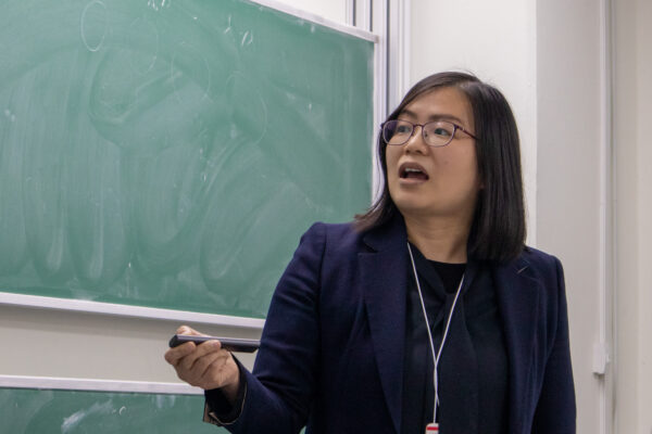 Younjin Kim (김연진) gave a talk on the overview of her results in extremal combinatorics at the Discrete Math Seminar