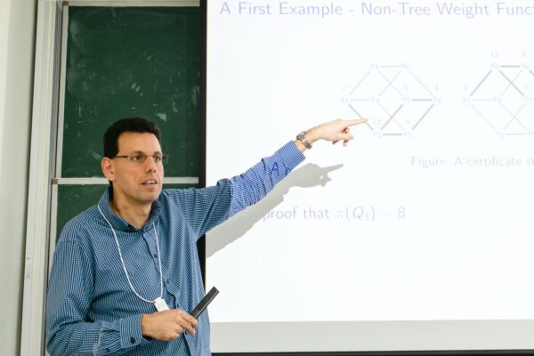 Carl R. Yerger gave a talk on the graph pebbling at the Discrete Math Seminar