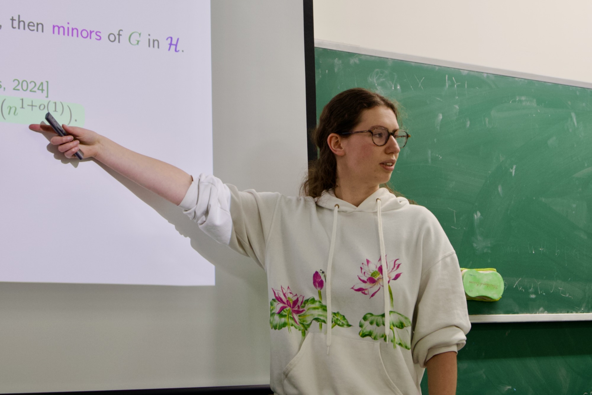 Laure Morelle gave a talk on the parametrized complexity of modifying a ...