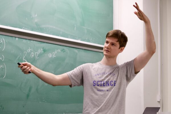 Daniel McGinnis gave a talk at the Discrete Math Seminar on determining the existence of a k-dimensional affine subspace intersecting every member of a given finite family of convex sets in the d-dimensional real space