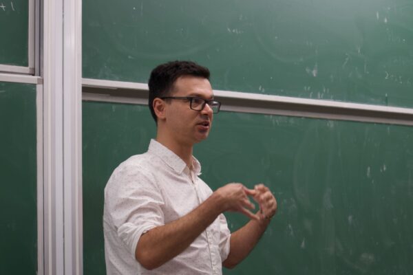 Sergey Norin gave a talk on the asympotic dimension of intersection graphs at the Discrete Math Seminar