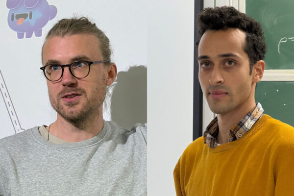 Tim Hartmann and Ahmed Ghazy gave a talk on continuous graphs—a model obtained by replacing each edge of a graph with a unit interval to form a metric space, enabling continuous analogues of classical graph problems at the Discrete Math Seminar