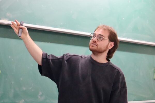 Benjamin Duhamel gave a talk on characterizing forests F such that forbidding  a biclique and an induced minor isomorphic to F implies bounded path-width at the Discrete Math Seminar