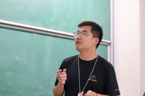 Yaobin Chen gave a talk on the maximum size of a subset in general position of a random subset of a finite-dimensional vector space over a finite field