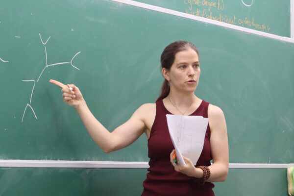 Meike Hatzel gave a talk on a structural characterization of digraphs not immersing a cylindrical grid at the Discrete Math Seminar