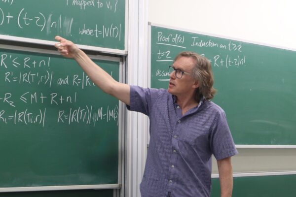 David R. Wood gave a talk explaining the proof of the Erdős-Sós conjecture by GPT Astra at the Discrete Math Seminar
